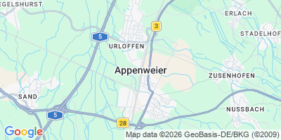 Karte Appenweier
