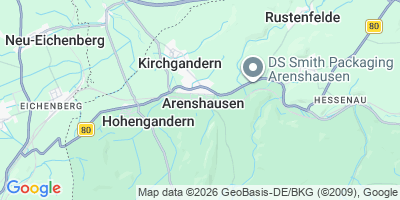 Karte Arenshausen