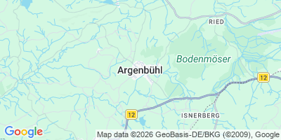 Karte Argenbühl