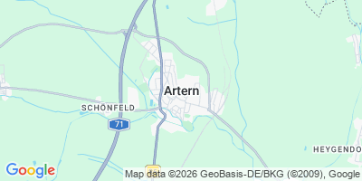 Karte Artern