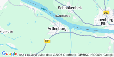 Karte Artlenburg