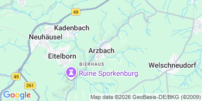 Karte Arzbach