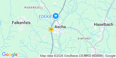 Karte Ascha