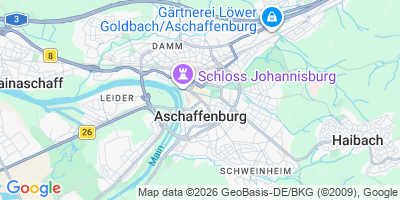 Karte Aschaffenburg
