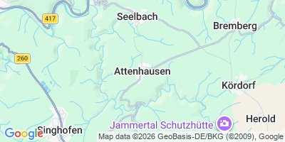 Karte Attenhausen