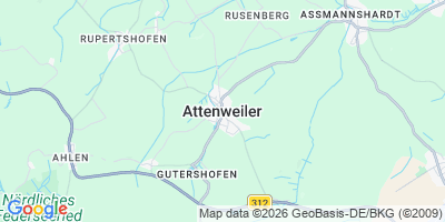 Karte Attenweiler