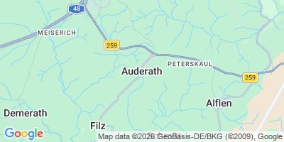 Karte Auderath