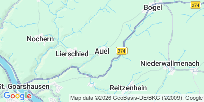 Karte Auel