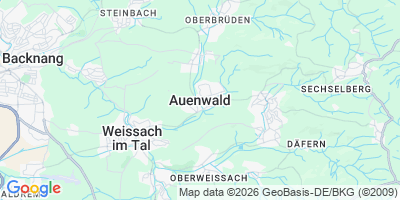 Karte Auenwald