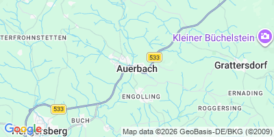 Karte Auerbach