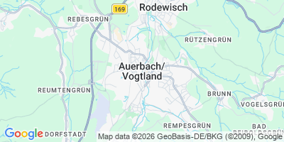 Karte Auerbach