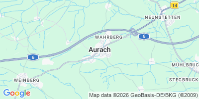 Karte Aurach