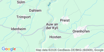 Karte Auw an der Kyll