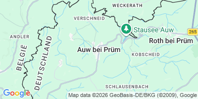 Karte Auw bei Prüm