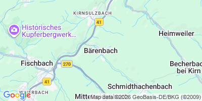 Karte Bärenbach