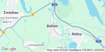 Karte Böhlen