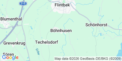 Karte Böhnhusen