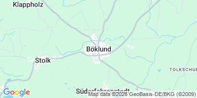 Karte Böklund
