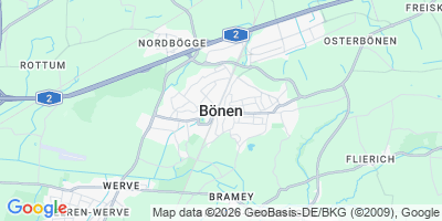 Karte Bönen