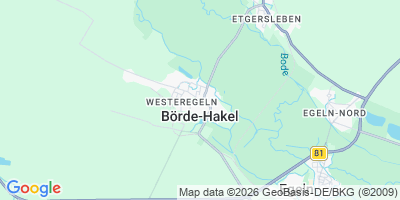 Karte Börde-Hakel
