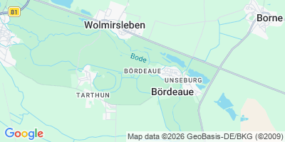 Karte Bördeaue