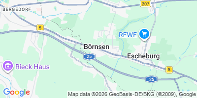 Karte Börnsen