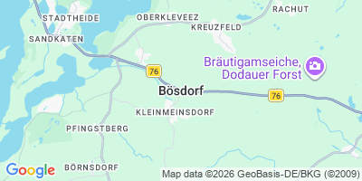 Karte Bösdorf