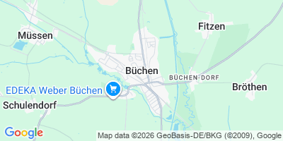 Karte Büchen