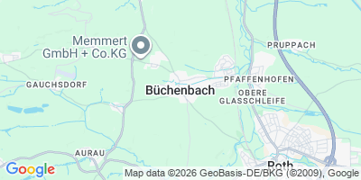 Karte Büchenbach
