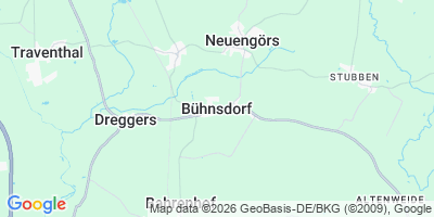 Karte Bühnsdorf