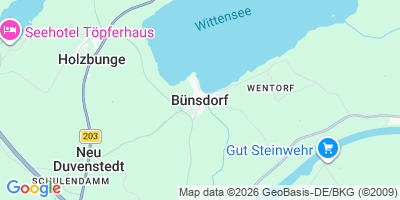 Karte Bünsdorf