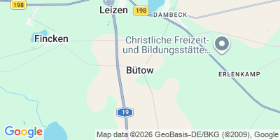 Karte Bütow