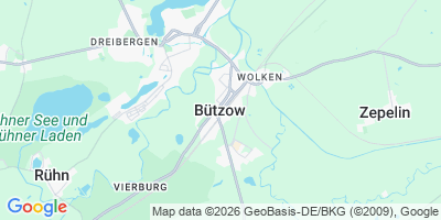 Karte Bützow