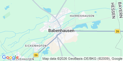 Karte Babenhausen