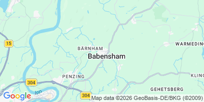 Karte Babensham