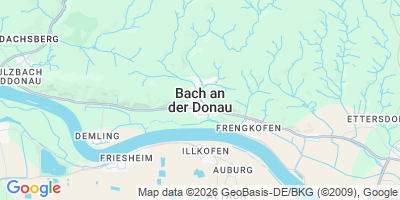 Karte Bach a.d.Donau