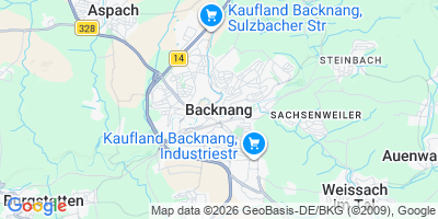 Karte Backnang