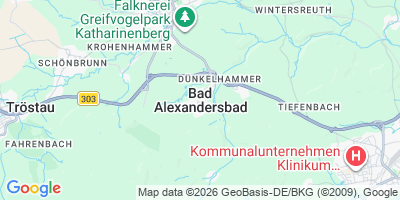 Karte Bad Alexandersbad