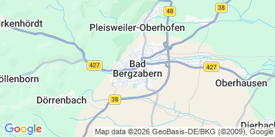 Karte Bad Bergzabern, Stadt