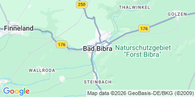 Karte Bad Bibra
