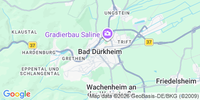 Karte Bad Dürkheim