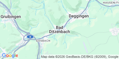 Karte Bad Ditzenbach