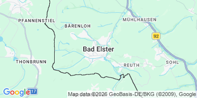 Karte Bad Elster