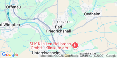 Karte Bad Friedrichshall