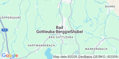 Karte Bad Gottleuba-Berggießhübel