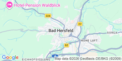 Karte Bad Hersfeld