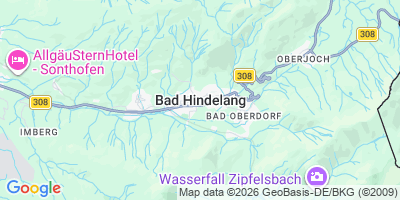 Karte Bad Hindelang