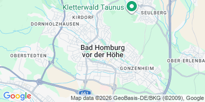 Karte Bad Homburg v. d. Höhe