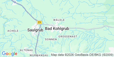 Karte Bad Kohlgrub