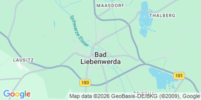 Karte Bad Liebenwerda